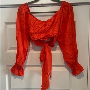 Elegant Red Women's Top